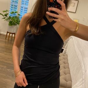 BLACK ATHLETIC TANK XS